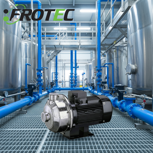 ปั๊มแรงเหวี่ยงหลายขั้นตอนสแตนเลส - ปั๊มเพิ่มแรงดันก่อนการกรอง RO <span class=keywords><strong>2.2</strong></span> กิโลวัตต์ - Product Image 2