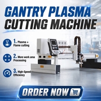 Machine de découpe plasma et flamme CNC de type portique de haute qualité pour métaux, acier inoxydable, acier au carbone, aluminium
