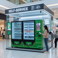 Distributeur automatique de boissons et de collations intelligent ZhongDa MDA, écran tactile 22 pouces, construction métallique, conforme ADA, SDK activé, basé sur le cloud