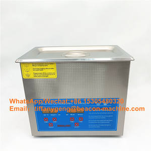Limpiador ultrasónico Industrial, equipo sónico, piezas de motor DPF de Metal, desengrasante de aceite, máquina de limpieza por <span class=keywords><strong>ultrasonido</strong></span>, tanque de baño de 15L - Product Image 4