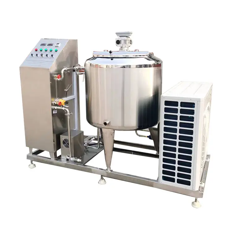 दूध बैच Pasteurizer मशीन निरंतर Pasteurizer दूध कूलर टैंक दही उत्पादन लाइन