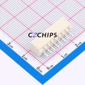 ZX-HA2.54-8PZZ-GW Wire-to-Board Pin Header Through hole Component (THT),P=2.5mm Connector 1x8P 2.5mm Through Hole 8P - Product Image 2