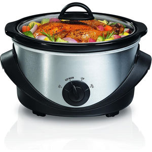 <span class=keywords><strong>Mijoteuse</strong></span> manuelle intelligente de <span class=keywords><strong>4</strong></span> pintes en acier inoxydable avec chauffage électrique étanche pour un usage domestique à bouton-poussoir mécanique - Product Image 2