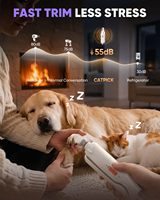 Produit Tendance 2026 : Coupe-ongles 2-en-1 en Acier Inoxydable pour Chien et Chat avec Capteur de Sécurité Rapide, Rechargeable par USB, Accessoires