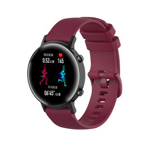 Grade de Silicone Watch Strap Band 16mm 18mm 20mm 22mm para Garmin Venu <span class=keywords><strong>2</strong></span> Active <span class=keywords><strong>3</strong></span> Forerunner Samsung Galaxy 5 4 Classic ajustável - Product Image 4