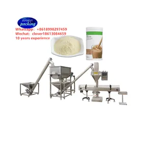 mixed fruit powders Weight loss supplements meal replacement powder powder mixing and filling production line