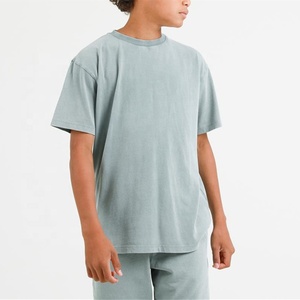 Custom Logo Big Boy Short Sleeve Tee <strong>Teenager</strong> Children Clothing Vintage Acid Wash <strong>T</strong> <strong>Shirts</strong> - Product Image 3