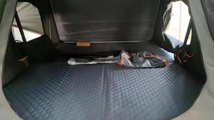 Tente <span class=keywords><strong>de</strong></span> toit résistante aux UV, imperméable, pour 2-3 personnes, en aluminium, coque rigide, quatre saisons, double couche <span class=keywords><strong>de</strong></span> toile, pour toit <span class=keywords><strong>de</strong></span> voiture 4x4 - Product Image 5