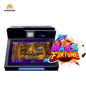 Machine de jeu de tir sur poissons en ligne Mars Fortune 27 pouces, avec cabinet métallique de table - Product Image 1