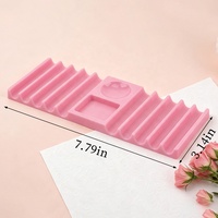 Support multifonctionnel pour pinceaux de nail art, plateau de rangement pour vernis gel et palette de couleurs, organisateur de rangement pour strass, idéal pour salon de manucure