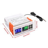 ZFX-9060A Intelligent LED Digital Temperature Time Controller 3in1 Heating Cooling Time Control Thermostat 10A 12V 24V 110V 220V