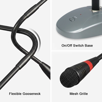 XIDLY-Professional 2 Chime Music microphone de conférence col de cygne Design pour système audio de bureau