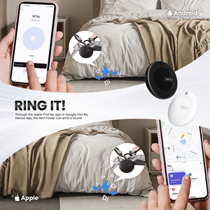 MiLi MiTag - Localizador GPS Inteligente, Resistente al Agua IP65, para Equipaje, Maletas, Bolsos, Carteras, Compatible con Teléfonos IOS y Android, Color Blanco - Product Image 5