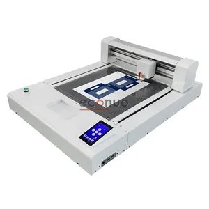 Beste Kwaliteit Ny5035dc Dubbel Mes Mini Flatbed Contour Gesneden Plotter Voor Vinyl Sticker Film Snijgebied 500X350Mm