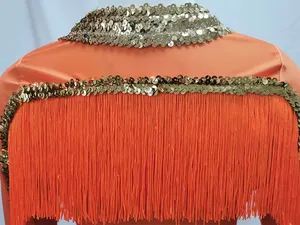 Custom Sequin Fringe Dancewear Majorette Leotard Costume Majorette Uniform