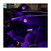 Grille de protection d'enceinte LED avec éclairage d'ambiance pour X3 G01, cache-haut-parleur de voiture, lampe d'ambiance RGB, accessoires de modification intérieure