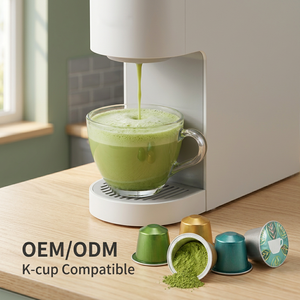 Capsules de Matcha Pratiques Sans Fouet Requis, Thé Vert Instantané en Capsules pour Bureau et Hôtel, Qualité 1A-7A, Marque Privée, Vente en Gros - Product Image 1