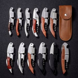 Stylish Corkscrew and Foil Cutter Kit with Wooden Handle for Any Event - Product Image 2