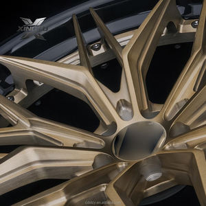 XINGTU кованые 18 <span class=keywords><strong>19</strong></span> 20-дюймовые Серебристые диски для легковых автомобилей 5x114,3 5x120 диски для глубоких тарелок вогнутые хромированные колеса - Product Image 5