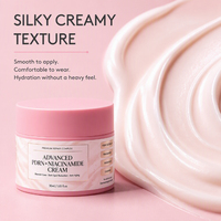Crème et Lotion Anti-rides et Éclaircissante OEM PDRN Niacinamide, Peptide Rose Actif PDRN, Crème Réparatrice Anti-âge et Éclaircissante pour le Visage