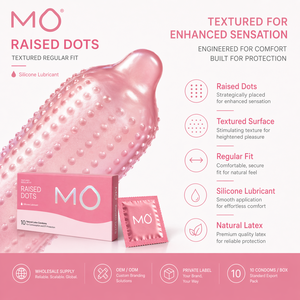 Préservatifs de marque MO certifiés CE, à picots en relief pour une sensibilité accrue, fabricant leader de préservatifs en Chine, service OEM/ODM pour le plaisir sexuel - Product Image 3