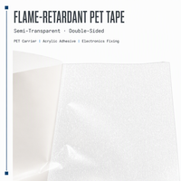 Ruban adhésif double face semi-transparent en PET pour solutions d'assemblage électronique personnalisées
