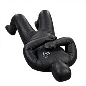 Sac de frappe en similicuir noir KLTW INT'L KL-GD-001 2 kg – Équipement d'entraînement durable pour la pratique des arts martiaux pour adultes - Product Image 1