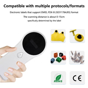Cmrfid Pet tag động vật chip <span class=keywords><strong>RFID</strong></span> fdx-b phổ Microchip <span class=keywords><strong>Reader</strong></span> 134.2kHz Blu răng <span class=keywords><strong>RFID</strong></span> con chó Chip Máy quét vật nuôi máy quét - Product Image 3