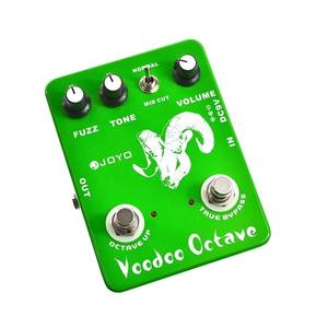 JOYO JF-12 Voodoo Octave Fuzz Effet Pédale de Guitare <span class=keywords><strong>Basse</strong></span> Électrique Compression Dynamique avec True Bypass Accessoire en Aluminium - Product Image 5