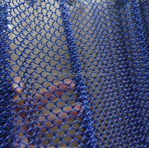 Rideaux en maille métallique à maillons en aluminium, tissage uni, taille personnalisable - Product Image 5