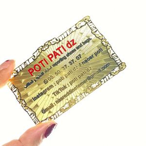 Cartes de visite en acier inoxydable à bas prix avec bande magnétique - Product Image 4