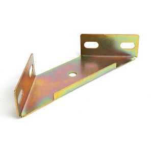 Soporte de esquina de tres lados chapado en color, conector fijo de acero para accesorios de ferretería de muebles de cama - Product Image 3