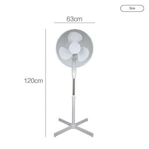 Alta calidad 16 "Casa Grande de enfriamiento de aire de ventilador de pie con Base de <span class=keywords><strong>Cruz</strong></span> - Product Image 3