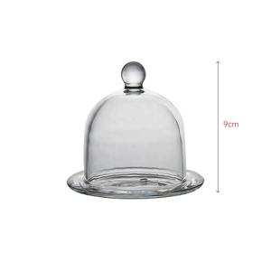 Vetro chiaro vetro <span class=keywords><strong>limone</strong></span> cupola di vetro piatto di burro con coperchio vetreria vasetto di vetro <span class=keywords><strong>limone</strong></span> piatto di vetro - Product Image 4