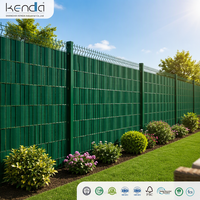 Rouleau de clôture en PVC tissé Kenda, écran d'intimité, résistant au vent et aux UV, clôture de jardin pour balcon et cour