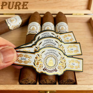 Custom Luxury Cigar <b>Label</b> Bands with Embossing Art Paper Eco-Friendly Waterproof Adhesive <b>Labels</b> for <b>Gifting</b> - Product Image 4