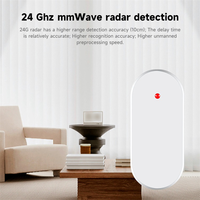 Sensor Gerak PIR dengan Kontrol Aplikasi Smart Life Tuya Otomatisasi Rumah Sensor Gelombang Mikro 24G mm Sensor Kehadiran USB Charge Presense Sensor