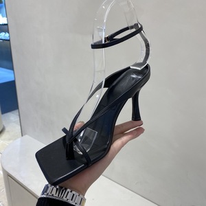 7CM/9CM Sandalia De Middle High New Arrivals Thong Sandals Woman Sandals Open Toe <b>Shoes</b> 2025 Women High Heels - Product Image 2