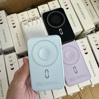 Cargador Magnético Súper Rápido y Potente, Batería Externa de 10000 mAh, Cargador Magnético Inalámbrico para Reloj Inteligente PD de 15 W, 3 en 1