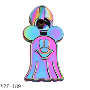 לוגו פרפר בעבודת יד בגד רוכסן למשוך רוכסן מתכת רוכסן עבור ספורט סגסוגת אבץ יוקרה - Product Image 5