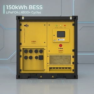 150KW on Grid Solar <b>Energy</b> <b>Storage</b> <b>System</b> With Lithium Battery for Commercial Factory Shaving - Product Image 3