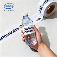 Étiquettes thermorétractables personnalisées en PET PVC, film rétractable pour bouteilles de boissons, bouteilles de lessive et bocaux en plastique pour aliments