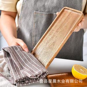 Stars Wooden Serving <b>Trays</b> A1529 Lacquered Durable For Food Contact - Product Image 4