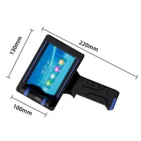 Imprimante Jet d'Encre Portative T-Z Handjet Économique pour Codage de Lot, Mini Machine TIJ pour Sac, Carton et Bouteille en Plastique