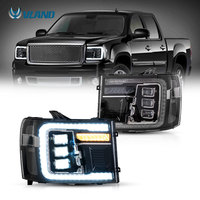 VLAND Factory LED phares SLE 2007-2013 Kit de carrosserie accessoires pièces de voiture Auto séquentiel phares pour GMC sierra 1500