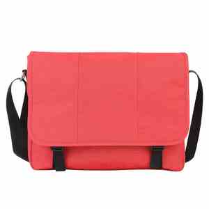 Sac bandoulière vintage rose en toile à motif géométrique, avec lettres décoratives, fermeture éclair, en polyester, décontracté, pour l'école - Product Image 1