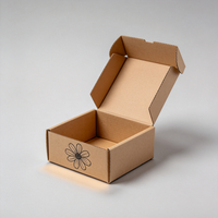 Boîte de rangement pour chaussures en kraft empilable, boîtes d'emballage en carton ondulé écologiques pour l'affichage en magasin