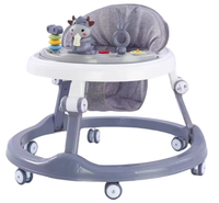 Andador Plegable para Bebés con Ruedas, Prevención de Piernas en Arco, Andador 2 en 1