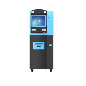 Quiosque ATM para pagamento em dinheiro de bilhetes ATM Self Service Máquina ATM com aceitante/dispensador de dinheiro para entrada e saída