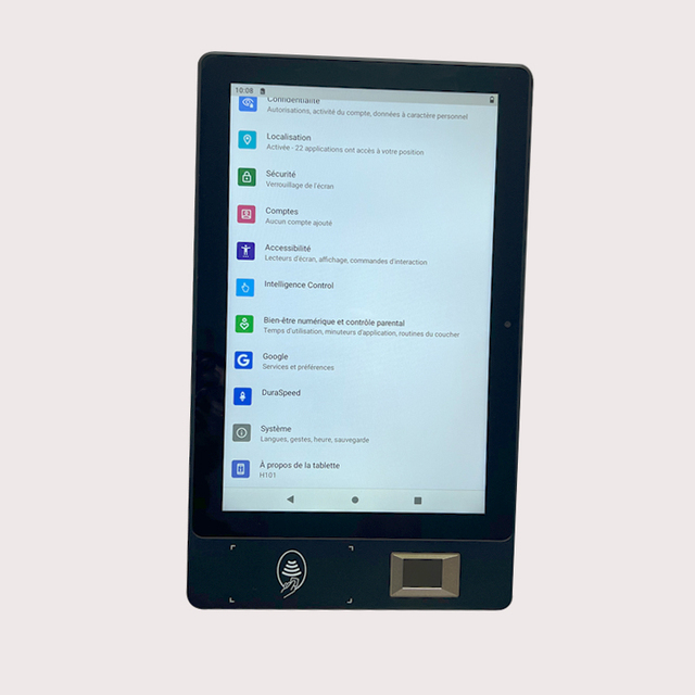 10.1 Inch Tablet Pc 4glte Android 14 Oem Front NFC Fingerprint Recognition Industrial Tablet H101
